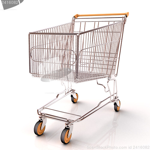 Image of Shopping cart isolated