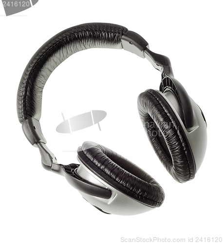 Image of Modern headphones isolated