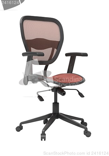 Image of Modern office chair isolated