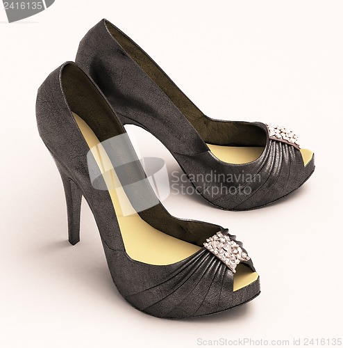 Image of Women's black sexy  shoes