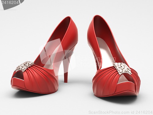 Image of Women's red shoes