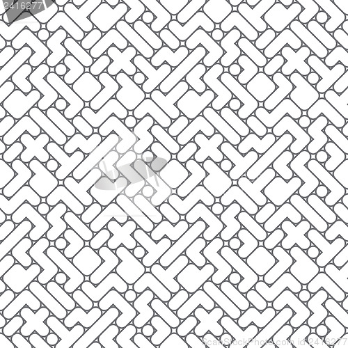 Image of Abstract pattern - seamless tetris theme texture