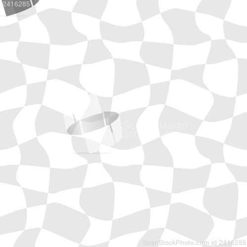 Image of Abstract gray background - curved cells seamless pattern