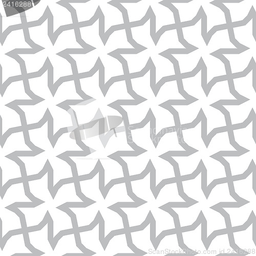 Image of Seamless geometric pattern - abstract gray ornament