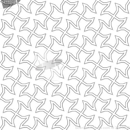 Image of Abstract background - cross seamless pattern