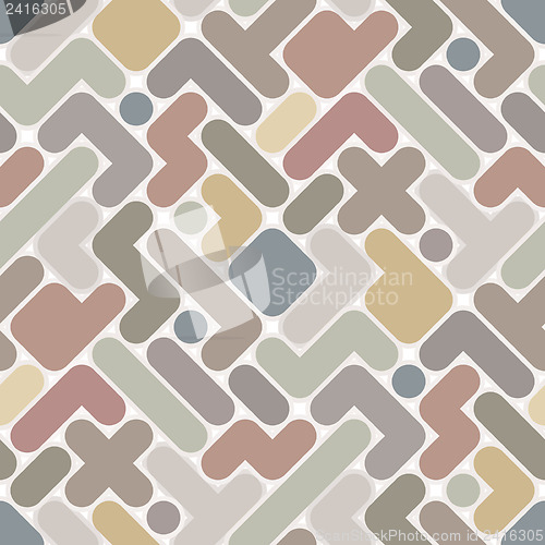 Image of Abstract pattern - vintage seamless light color figured backgrou