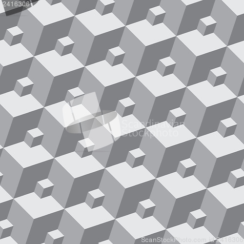 Image of Pattern - seamless three-dimensional pattern from simple shapes