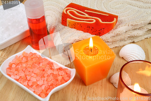 Image of Spa tools in orange