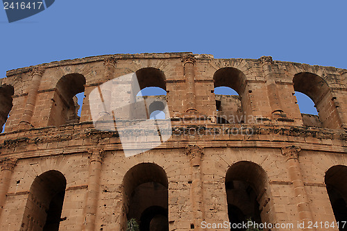 Image of The amphitheater in El-Jem, Tunisia