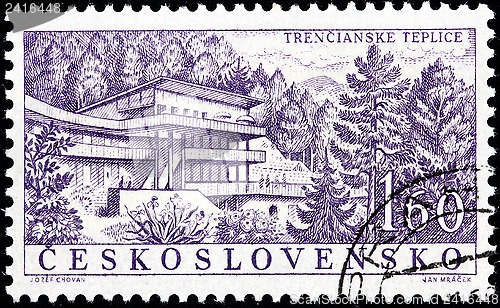 Image of Trencianske Teplice Stamp