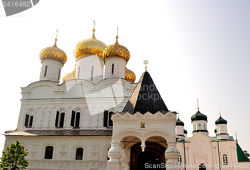 Image of Trinity (Troitsky) Cathedral in the Ipatievsky (Ipatiev) Monastery in Kostroma, Russia