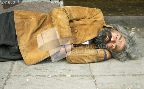 Image of homeless person