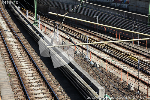 Image of Railway tracks in Vienna