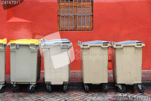 Image of Garbage containers