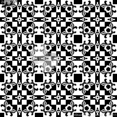 Image of Black and white pattern