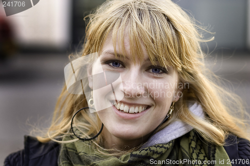 Image of Young Woman Smiling