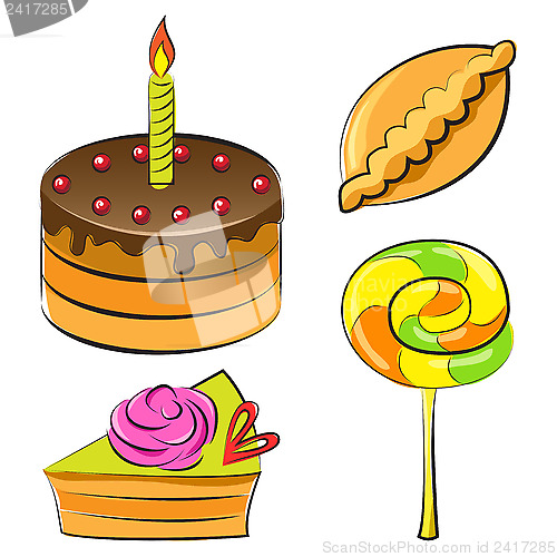 Image of  set of sweets