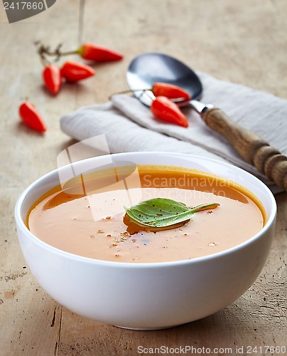 Image of bowl of squash soup