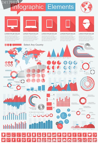 Image of IT Industry Infographic Elements