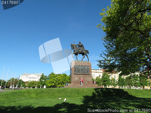 Image of Statue of the king Tomislav, Zagreb, Croatia