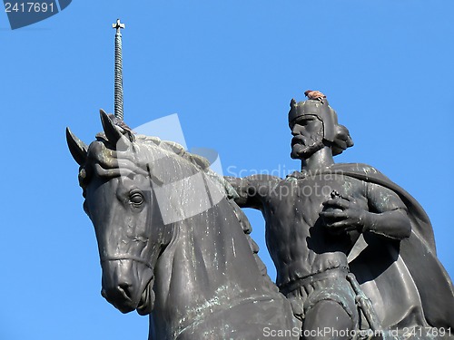 Image of Statue of the king Tomislav, Zagreb, Croatia