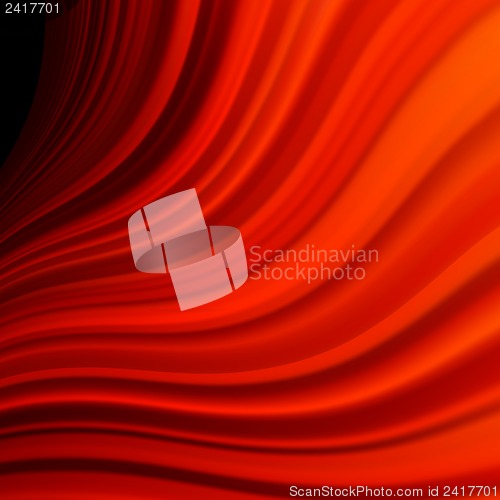 Image of Red smooth twist light lines. EPS 10