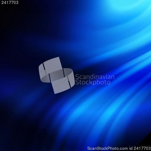 Image of Blue smooth twist light lines background.