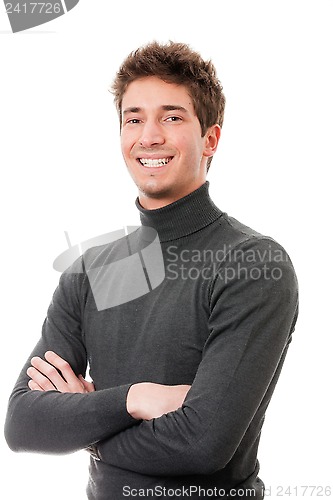 Image of Smiling casual guy