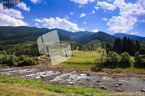 Image of Alpine landscape