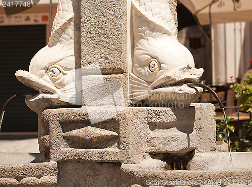 Image of Fountain fragment in Tropea