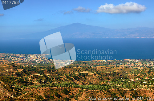 Image of View on Etna from Aspromonte