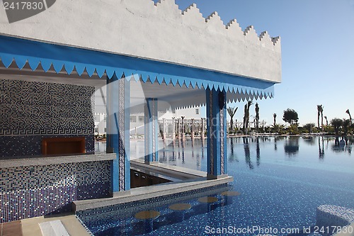 Image of Hotel swimming pool in Hammamet, Tunisia