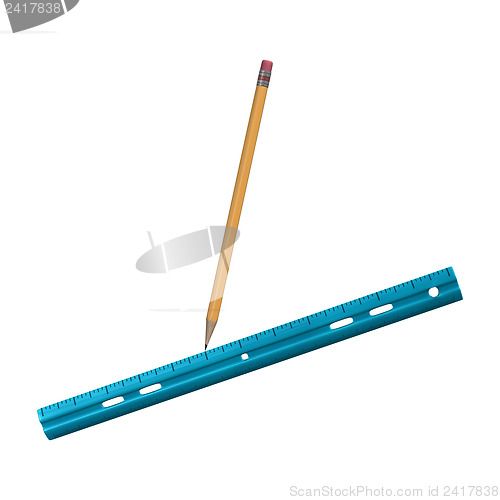 Image of Pencil and Ruler