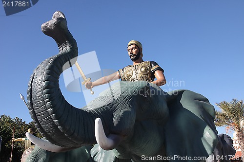 Image of Hannibal riding on an elephant
