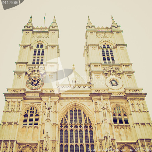 Image of Vintage look Westminster Abbey