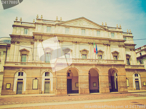 Image of Retro look Teatro alla Scala, Milan