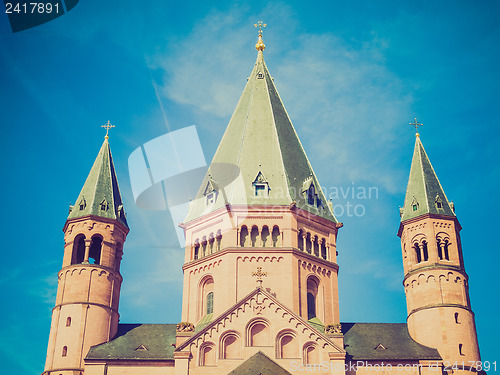 Image of Retro look Mainz Cathedral