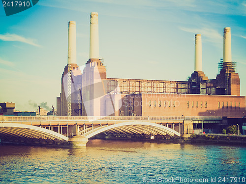 Image of Vintage look Battersea Powerstation London