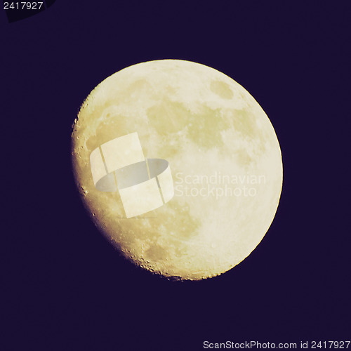 Image of Retro look Full moon