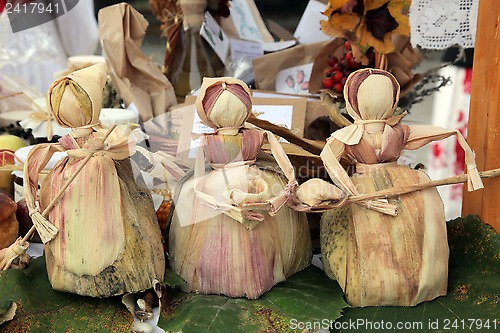 Image of Figurine made of natural autumn materials