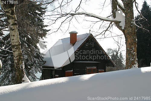 Image of House in snow