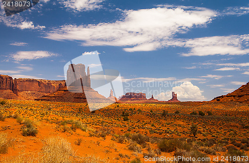 Image of Famous Monument Valley in USA