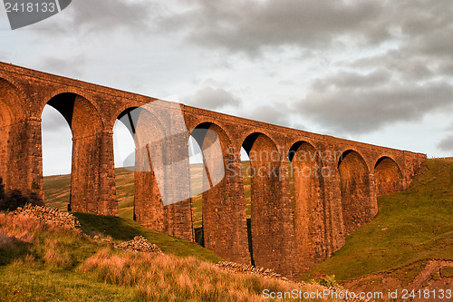 Image of Artengill Viaduct at sunset