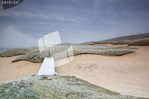 Image of On the golf gourse in the morning