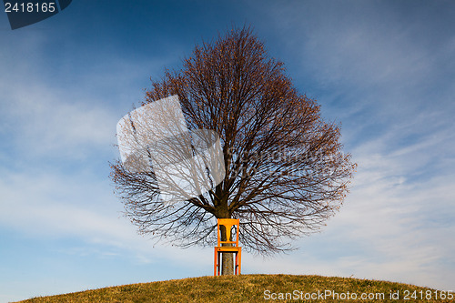 Image of The old chair on the golf course
