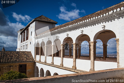 Image of Pavillon of Generalife in Alhambra complex