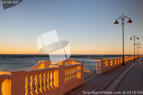 Image of On the beach in Malaga