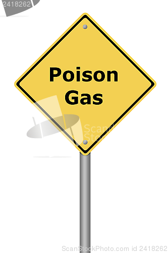 Image of Warning Sign Poison Gas