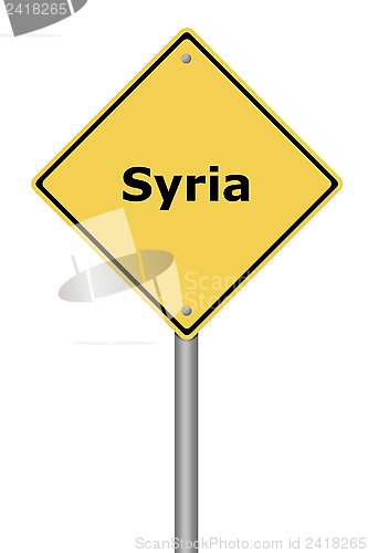 Image of Warning Sign Syria