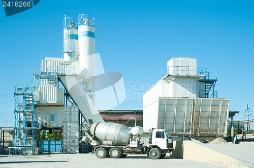 Image of On plant of concrete products